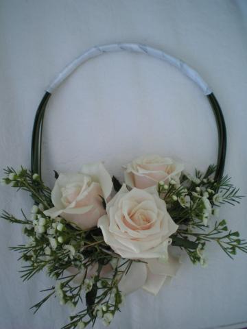 Brompton Floral Designs Wedding Flowers Central London UK NW4 small pretty flower hoop